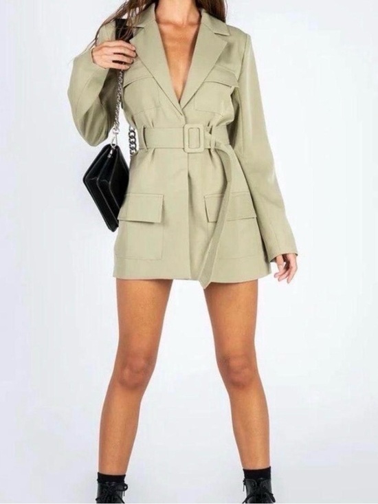 Lioness Dresses & Skirts - Lioness Sage Utility Blazer Mini Dress